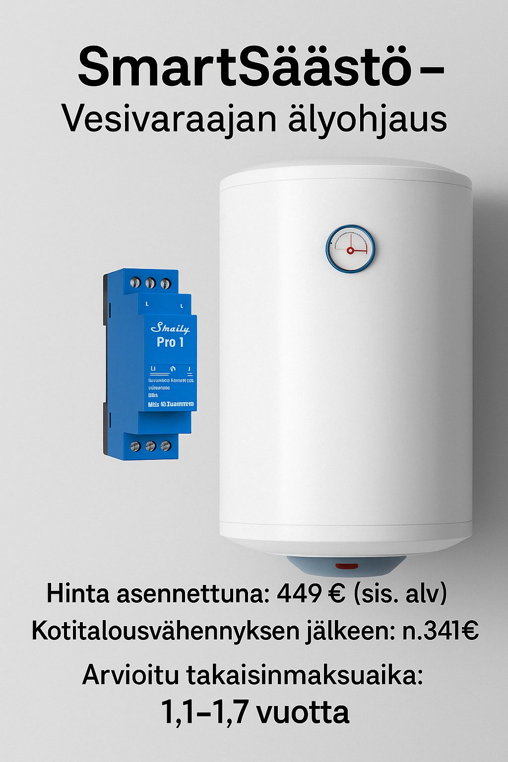 SmartSäästö – Vesivaraajan älyohjaus ilman turhaa säätöä